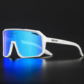 Weiss / Blaues Glas