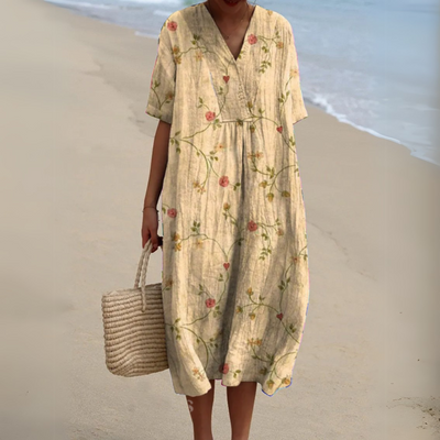 Irene | Leichtes Sommerkleid mit floraler Note