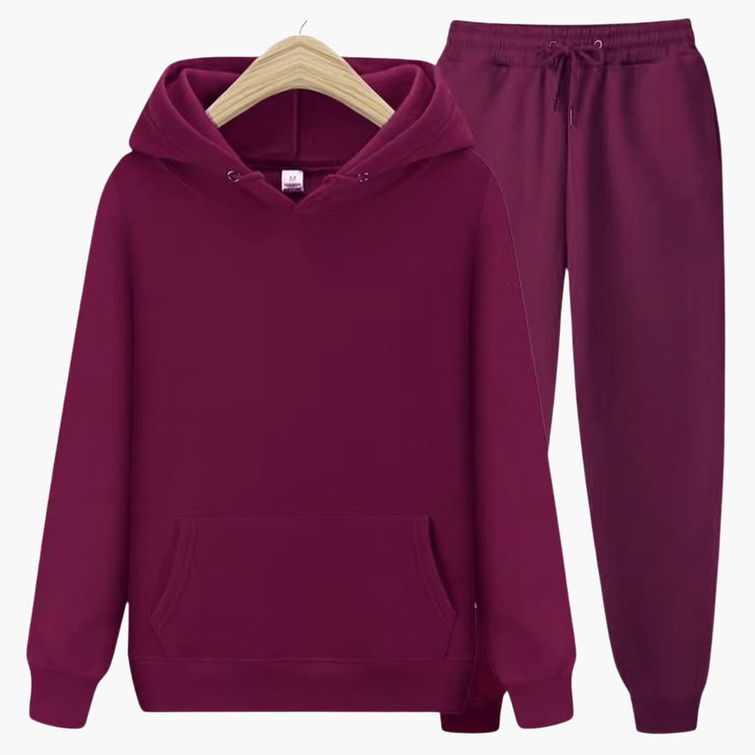 Herren Jogginganzug mit Kapuzenpullover und Bündchenhose