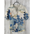 Beige/Blau