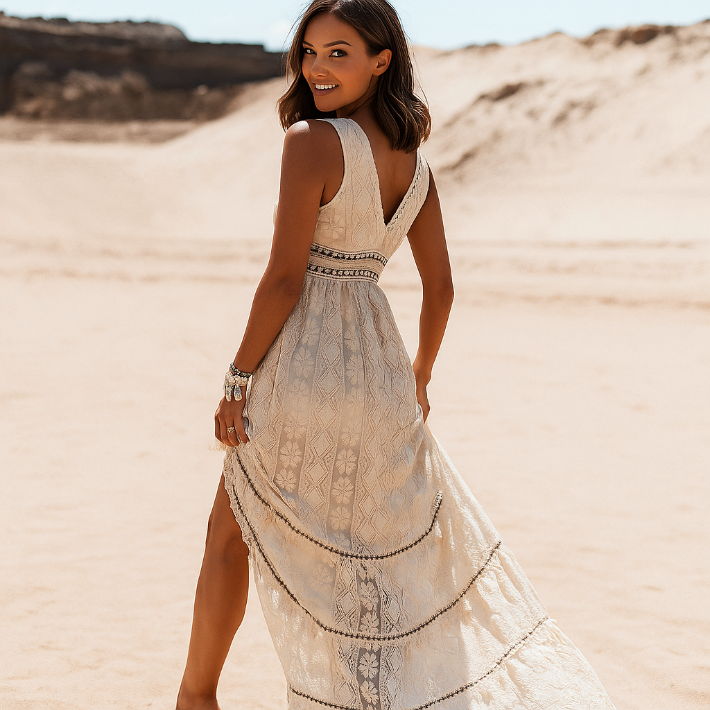 Nina | Luxuriöses Boho-Kleid (Fast ausverkauft)