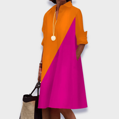 Isolde | Luftiges Polo-Sommerkleid für den Alltag