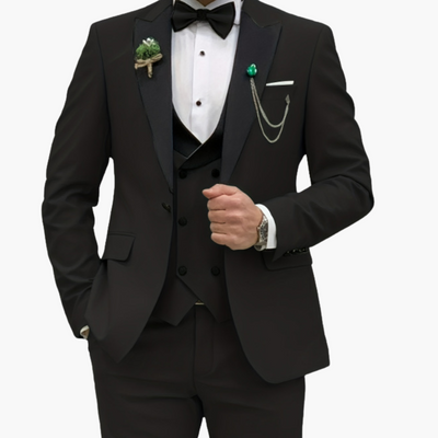Stylisher Slim Fit Anzug - moderner Look für Herren zur Hochzeit