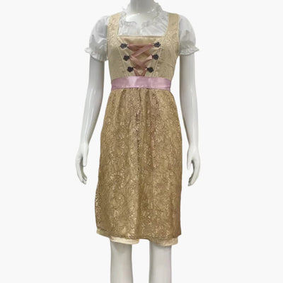 Traditionelles Midi Dirndl kleid für Damen - Oktoberfest 2025