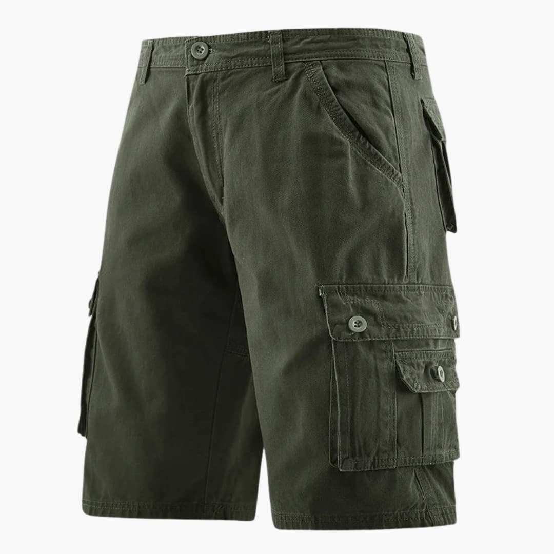 Herren Sommer Cargo-Shorts mit elastischem Bund und Taschen