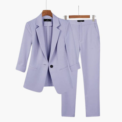 Elegantes Blazer- und Hosen-Set für Frauen - Perfekter Anzug
