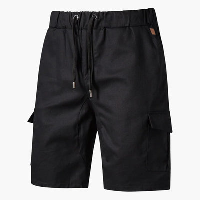 Herren Sommer Cargo Shorts mit Taschen und Kordelzug