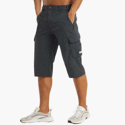 Herren Bermuda Cargo Shorts mit Taschen für Sommer Outdoor