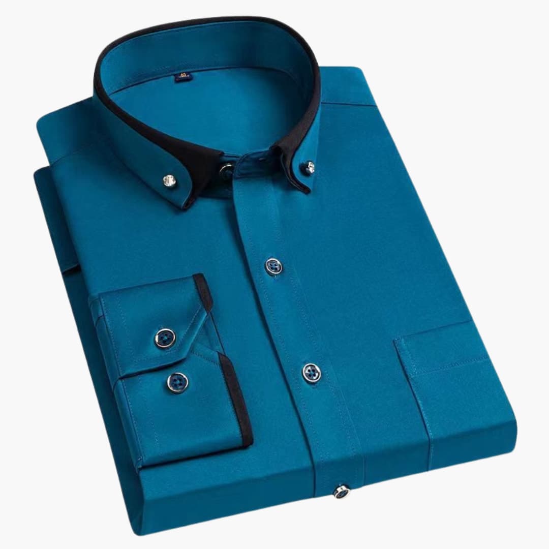 Langarm Hemd mit Kragen für Herren