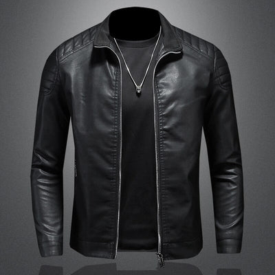 Elegante Premium Bikerjacke für Herren | Langarm