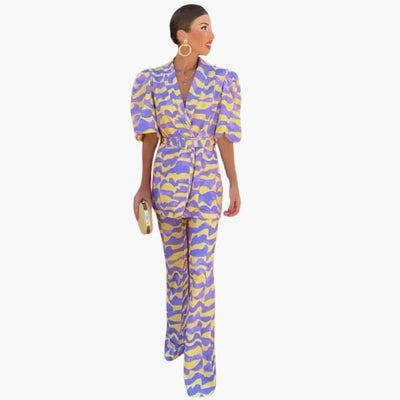 2-teiliges Damen-Set - Elegantes Freizeit-Outfit aus weichem Stoff