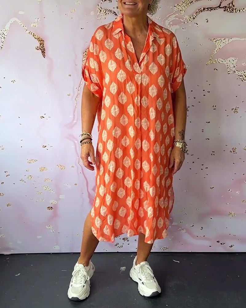 Stilvolle Kleid mit V-Ausschnitt