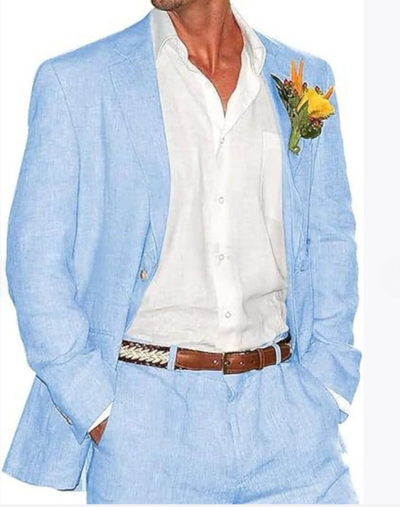 Herren Leichter Hochzeitsgast Anzug | 2-Teilig