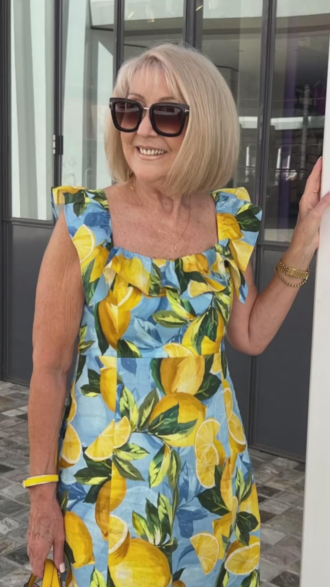 Sonnen- und Limettenkleid 🍋