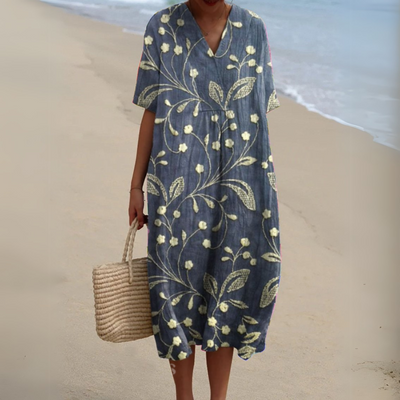 Irene | Leichtes Sommerkleid mit floraler Note