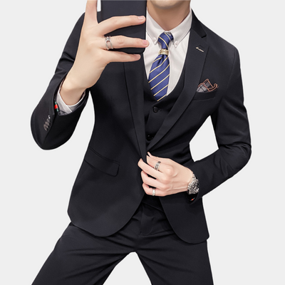 Klassischer Formeller Hochzeitsgastanzug Für Herren | 3-teilig