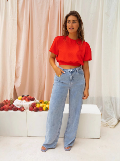 LORENA™ | Die Cropped-Bluse