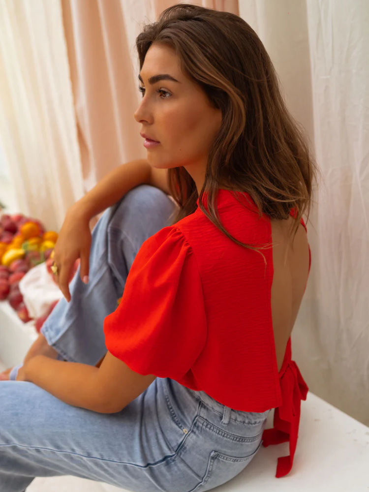 LORENA™ | Die Cropped-Bluse