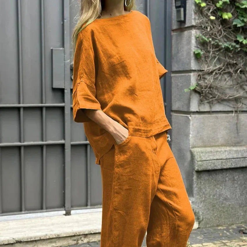 Stilvolles Damen Zweiteiler Set | Lässig