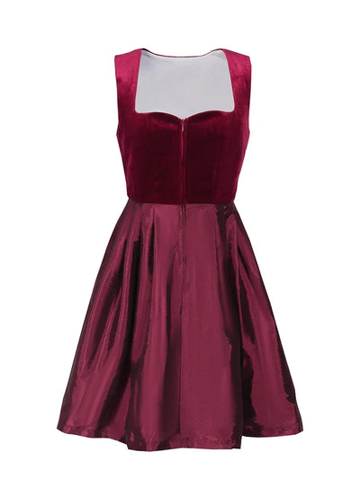 Damen Elegante Rot Oktoberfest Dirndl Kleid