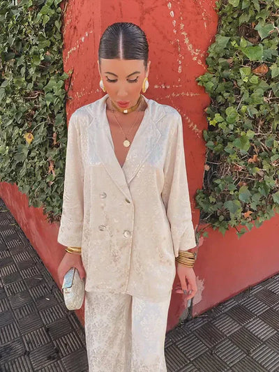 Eloise | Eleganter Jacquard-Blazer