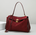 Rotes Wildleder