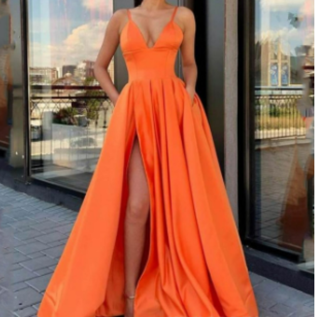 Elegantes Ausgestelltes Damenkleid | Maxi