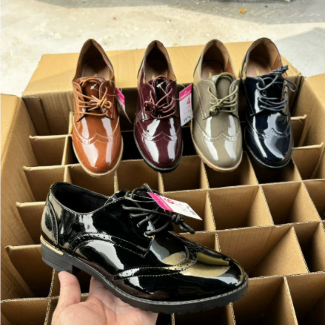 Damenschuhe Im Vintage Stil | Schnürschuhe