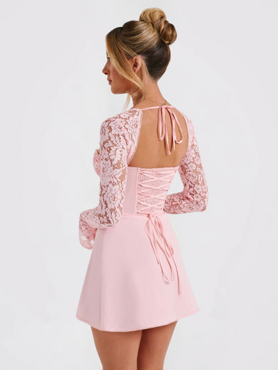 ANASTASIA  | Kurzes Spitzenkleid Elegant