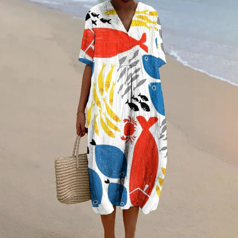 Ursula | Luftiges Sommerkleid mit femininer Silhouette