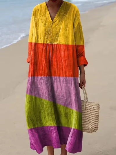 Heike | Luftiges Maxikleid mit floraler Note