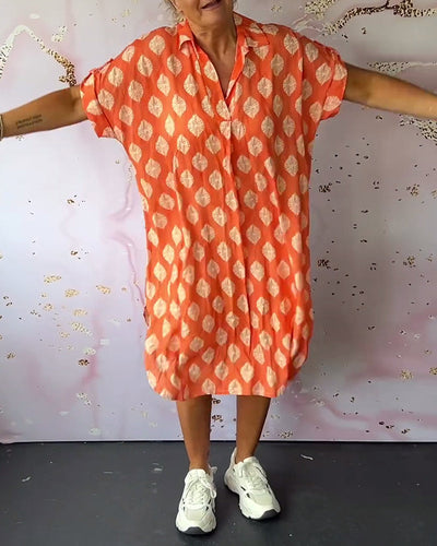 Stilvolle Kleid mit V-Ausschnitt