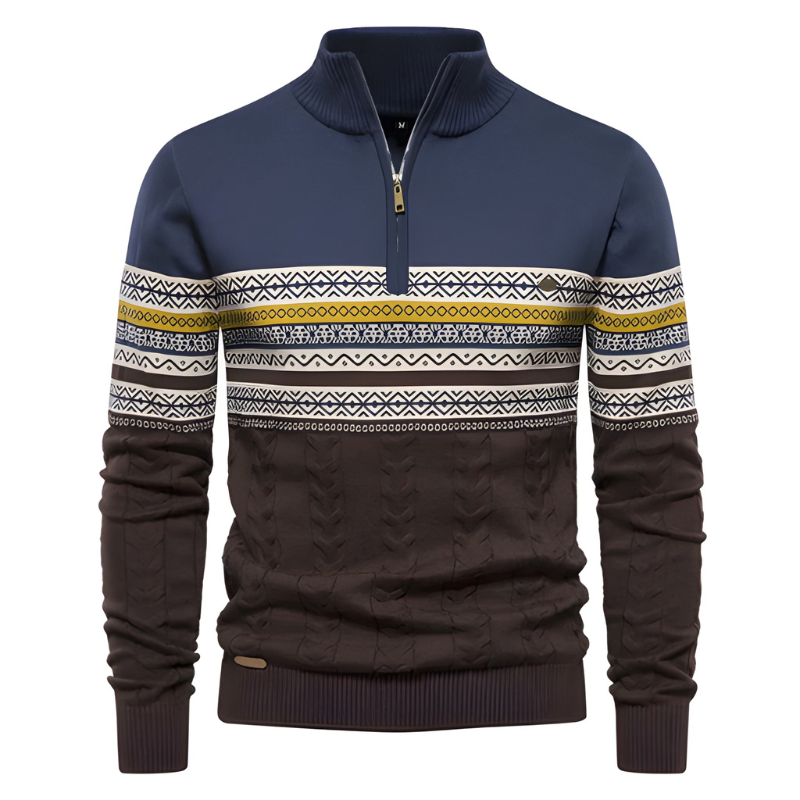 Pullover Herren | Strickpullover Herren Warm | Ethnisches Muster Style