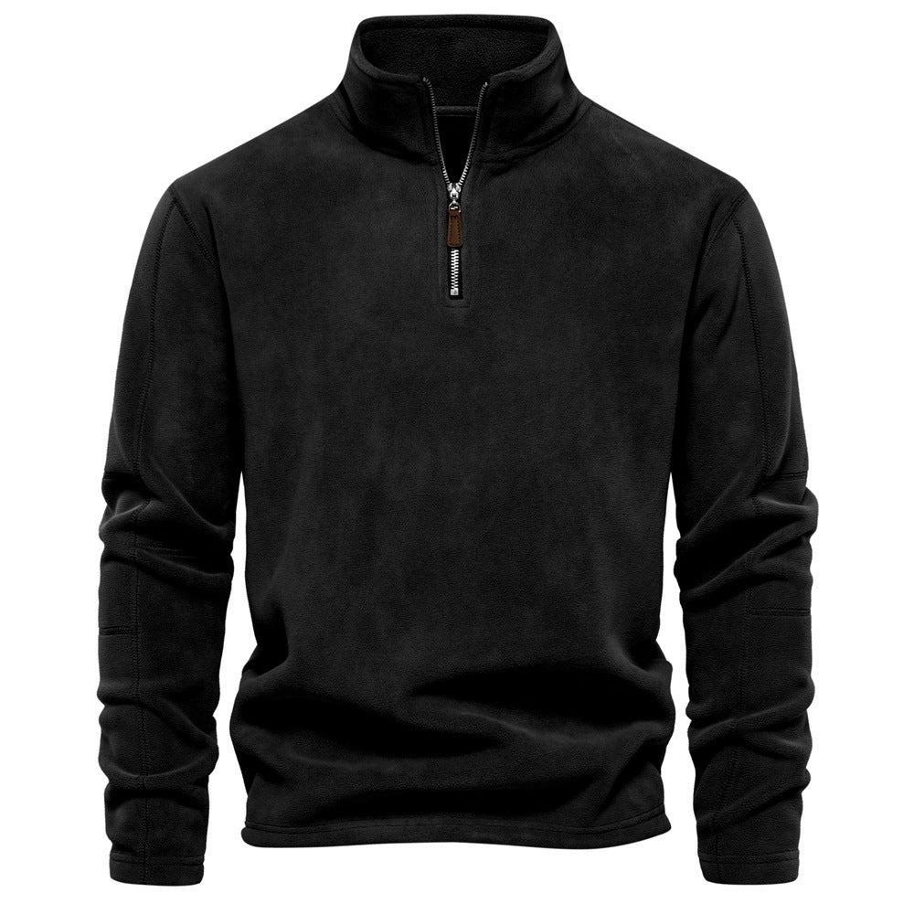 Herren Pulli | Pullover mit Halb-Zip | Warmer Outdoor Style