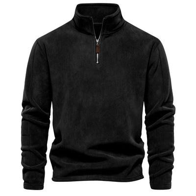 Herren Pulli | Pullover mit Halb-Zip | Warmer Outdoor Style