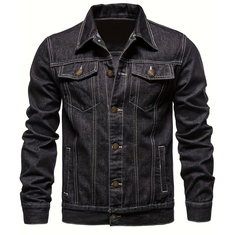Winterjacke Herren | Klassische Denim | Zeitlose Jacke Herren