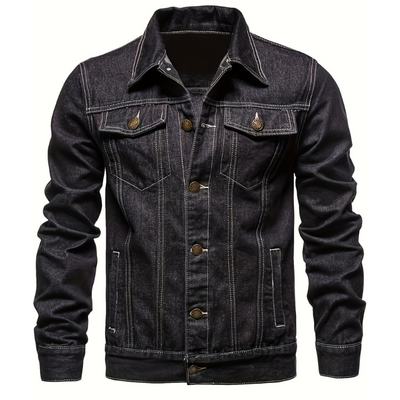Winterjacke Herren | Klassische Denim | Zeitlose Jacke Herren