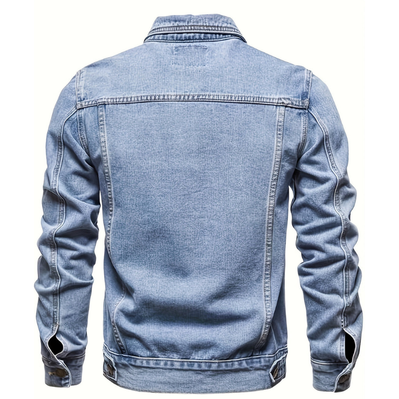 Winterjacke Herren | Klassische Denim | Zeitlose Jacke Herren