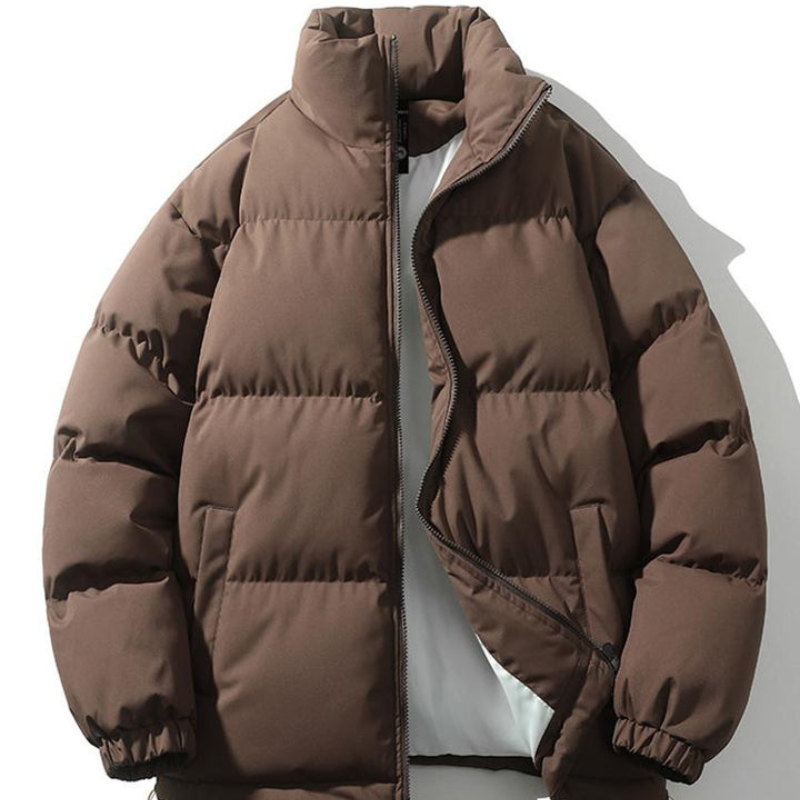 Winterjacke Herren | Jacke Herren Stehkragen | Gepolsterte Passform