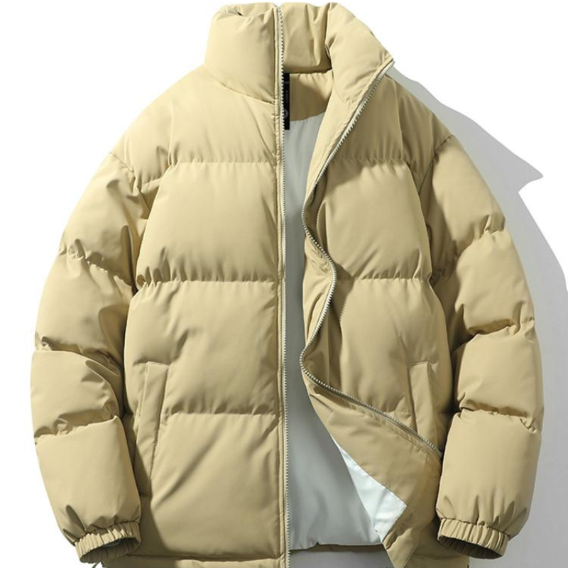 Winterjacke Herren | Jacke Herren Stehkragen | Gepolsterte Passform