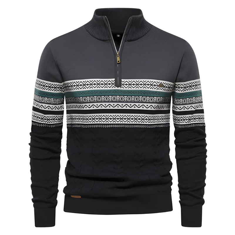 Pullover Herren | Strickpullover Herren Warm | Ethnisches Muster Style