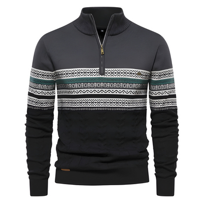 Pullover Herren | Strickpullover Herren Warm | Ethnisches Muster Style