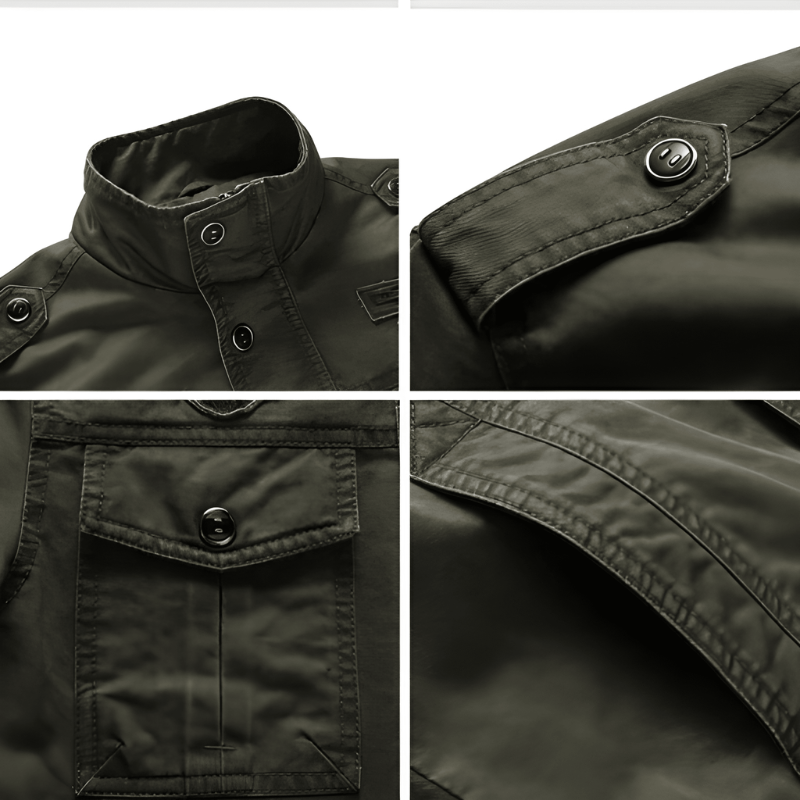 Jacke Herren | Winterjacke Herren Leicht | Lässiger Militär Style