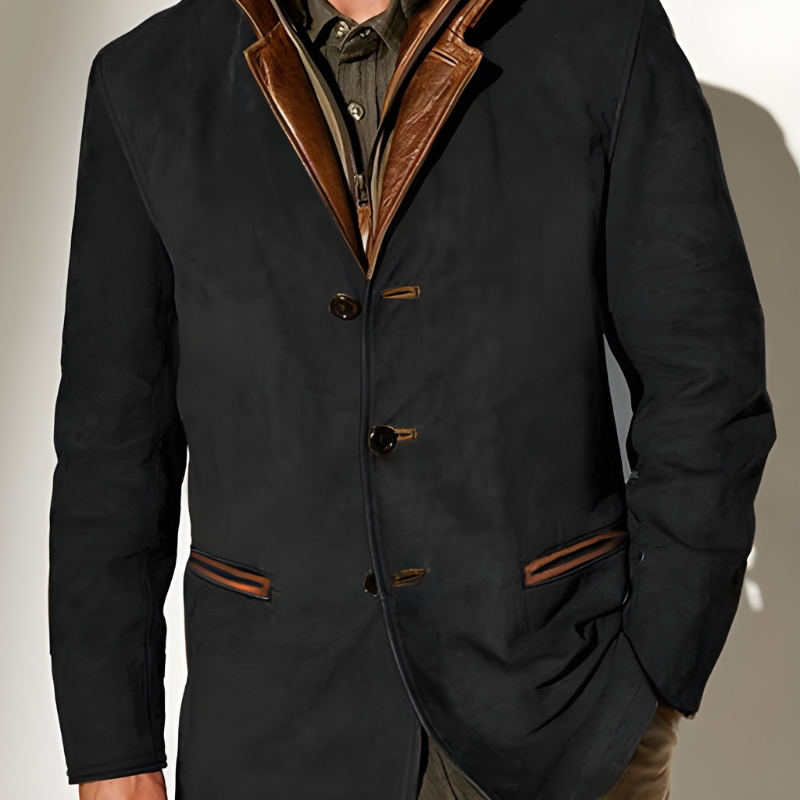 Winterjacke Herren | Vintage Blazer Style | Klassische Jacke Herren