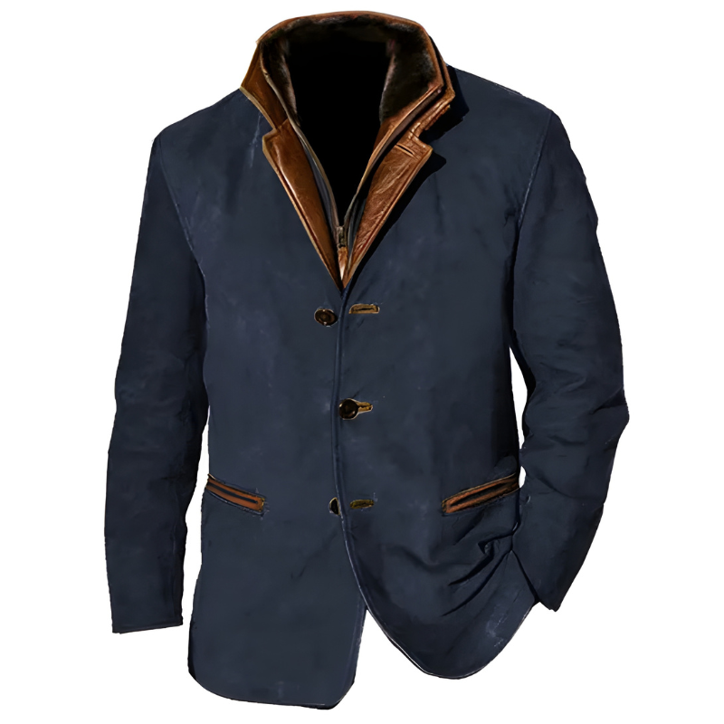 Winterjacke Herren | Vintage Blazer Style | Klassische Jacke Herren