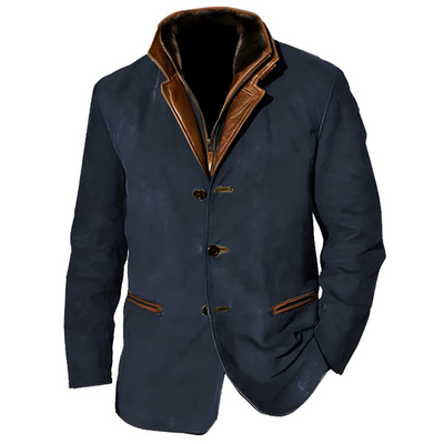 Winterjacke Herren | Vintage Blazer Style | Klassische Jacke Herren