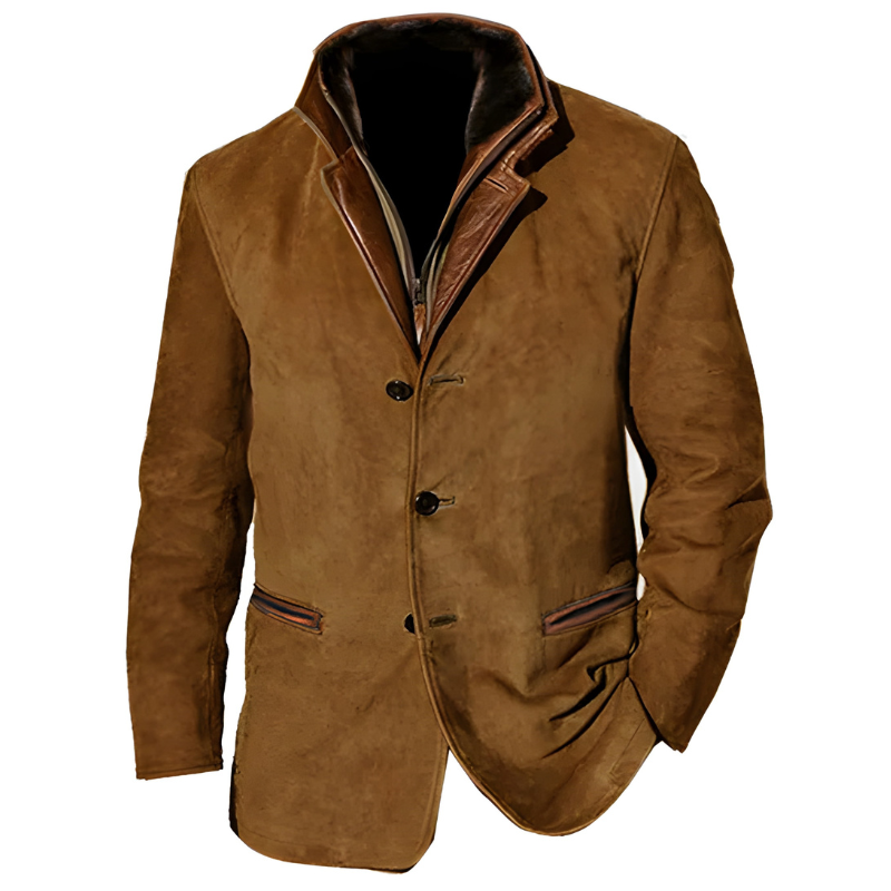 Winterjacke Herren | Vintage Blazer Style | Klassische Jacke Herren