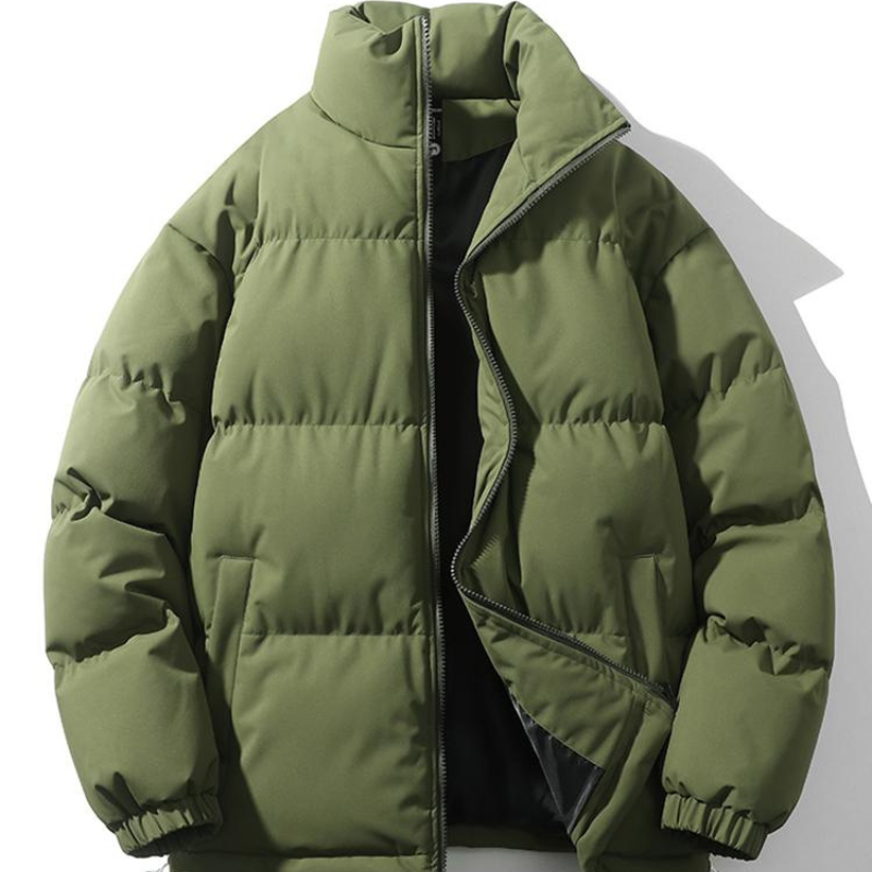 Winterjacke Herren | Jacke Herren Stehkragen | Gepolsterte Passform