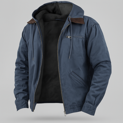 Jacke Herren | Winterjacke Herren Kapuze | Reißverschluss Casual