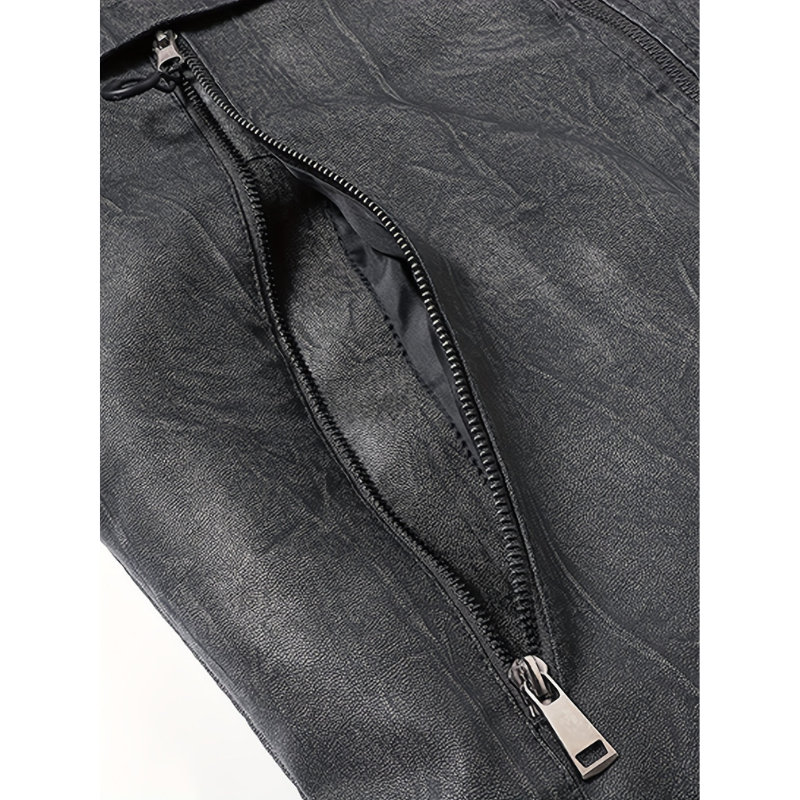 Herren Weste | Kleider Herren | Warm Gefütterte Biker Weste